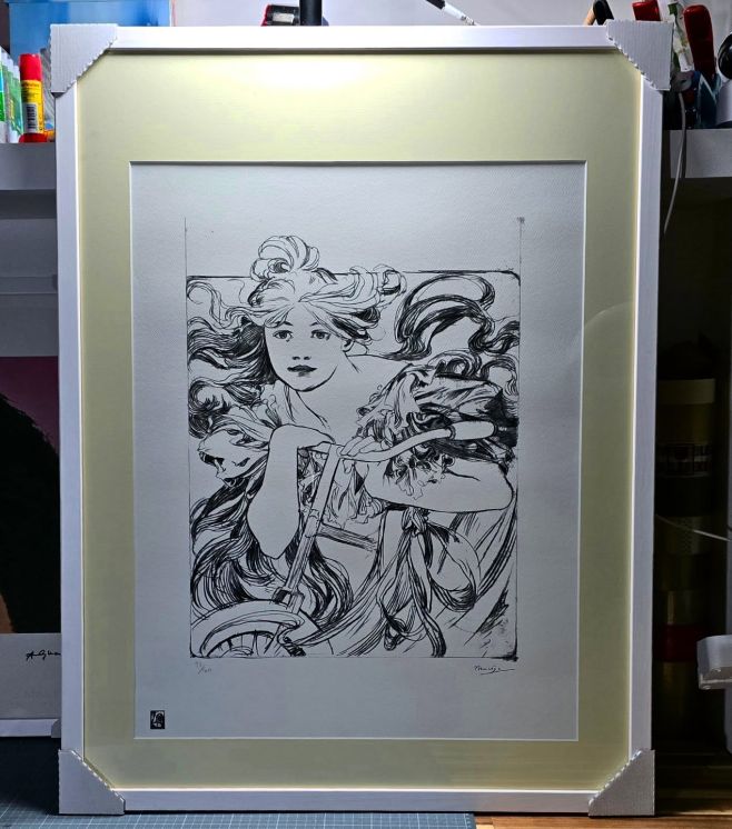 Litografie Cycles Perfecta od Alfonse Muchy. Když si k nám přinesete svého Muchu, uděláte nám velkou radost. Mucha(s)...